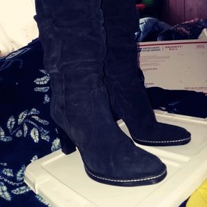 Via Spiga Genuine Suede Med. Tall  Boot NWOT
